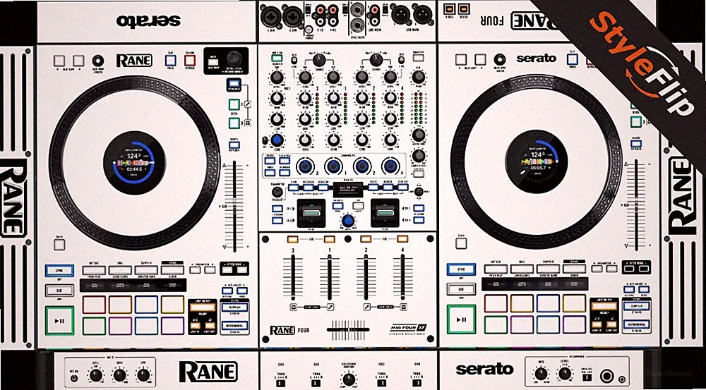 Rane Four Skin | White | Protective Decal | StyleFlip Skins