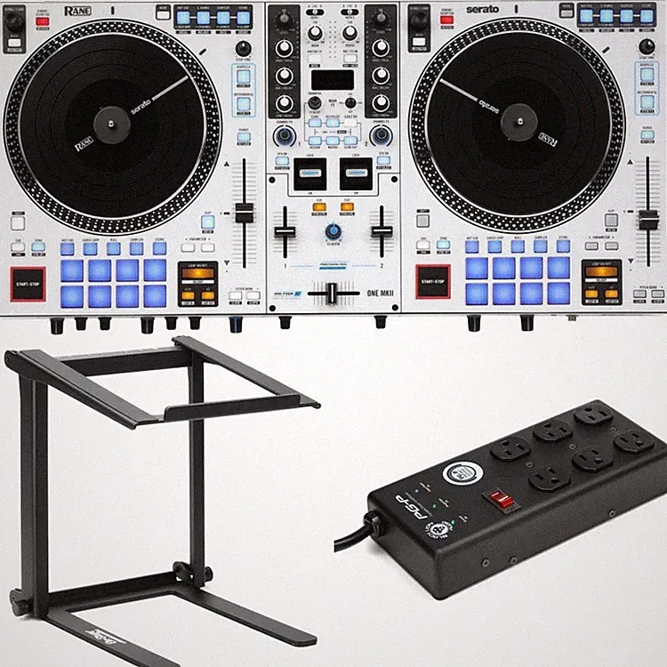 Rane One MKII DJ Controller with Stand and Power Conditioner