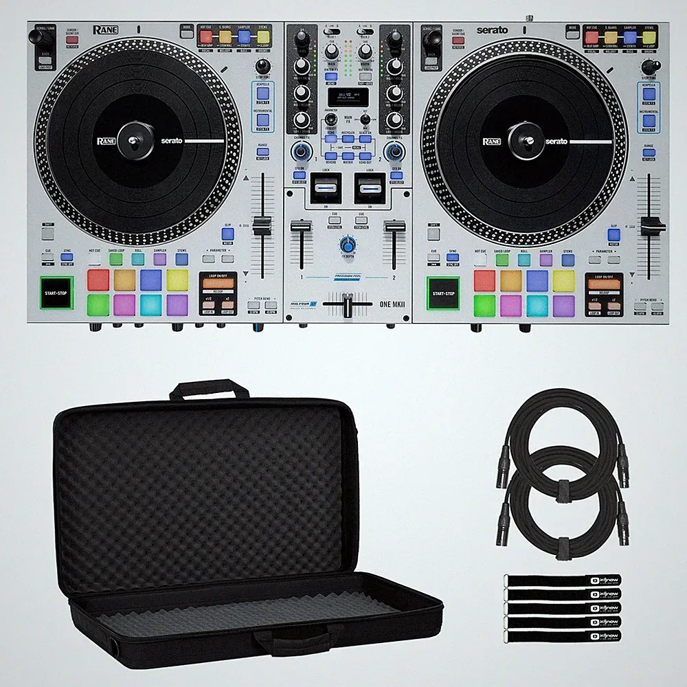 Rane ONE MKII Professional 2 Channel Stems Motorized DJ Controller w Soft Case
