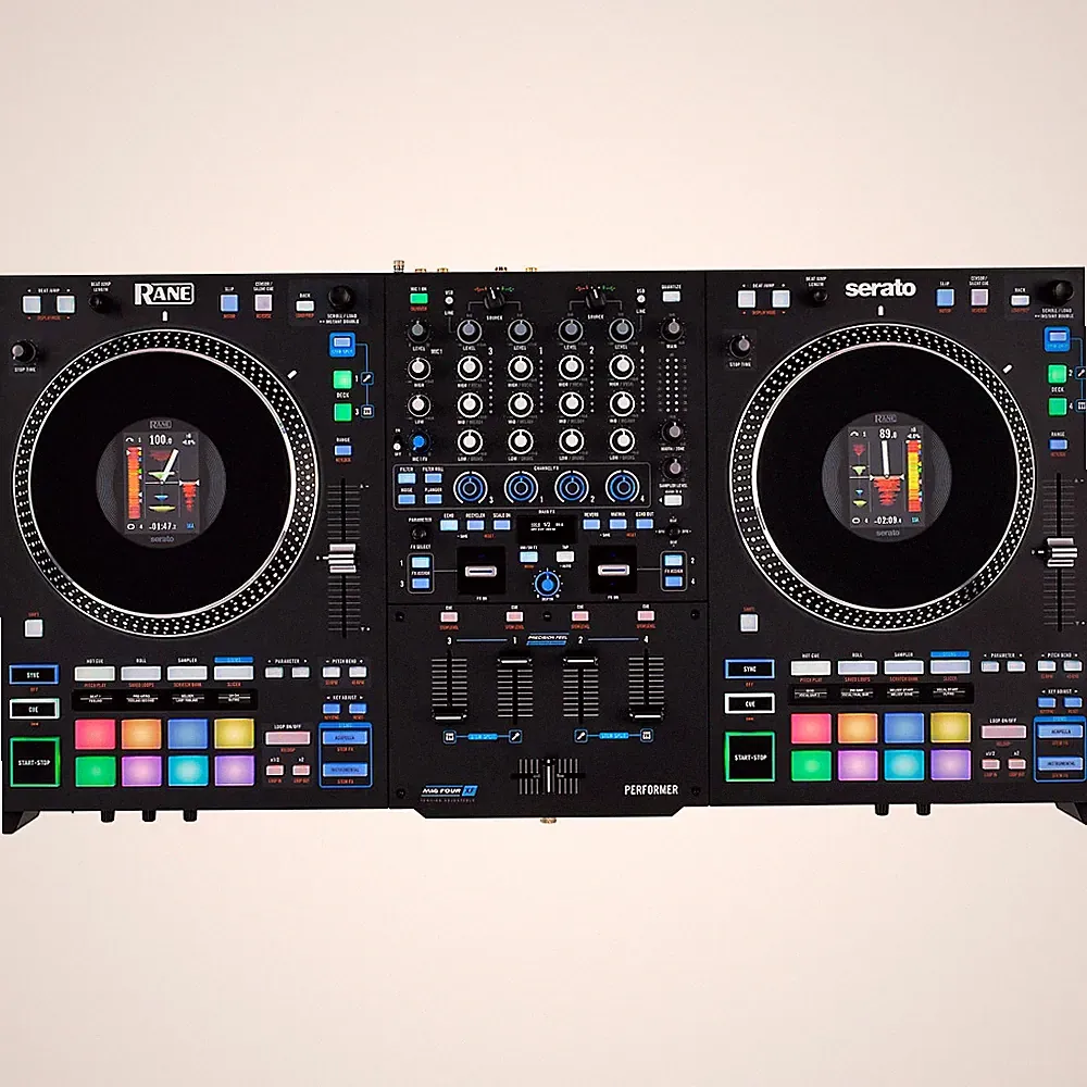 RANE PERFORMER Advanced 4Channel Motorized DJ Controller Black Refurbished