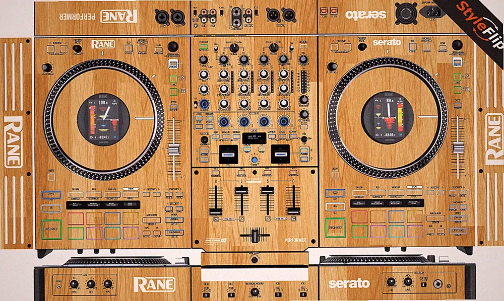 Rane Performer Skin | Wood 5 | Protective Decal | StyleFlip Skins