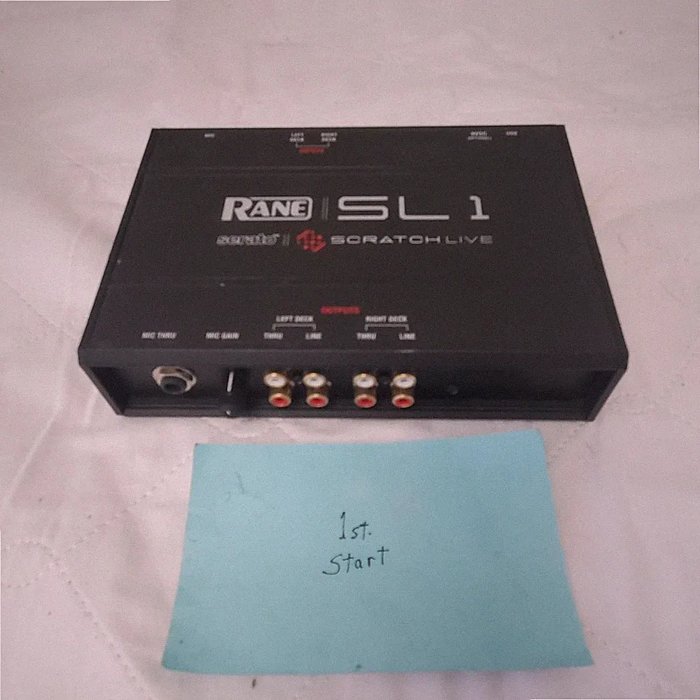 Rane Scratch LIVE 1 SL1 Digital DJ System Audio Interface Serato
