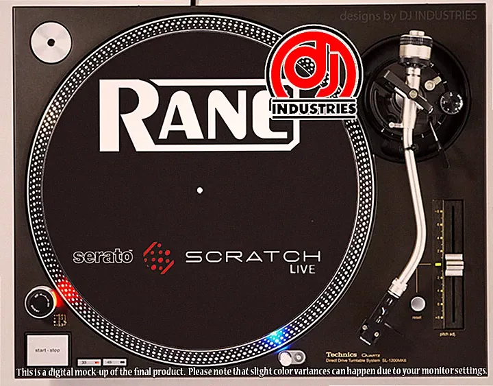 Rane Serato Scratch Live - DJ slipmat for LP turntable record player