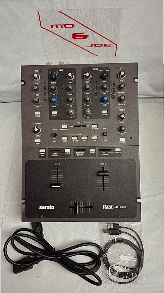Rane Sixty One 61 DJ Standalone Mixer 2 Channel For Serato 2.5.5 & Scratch Live
