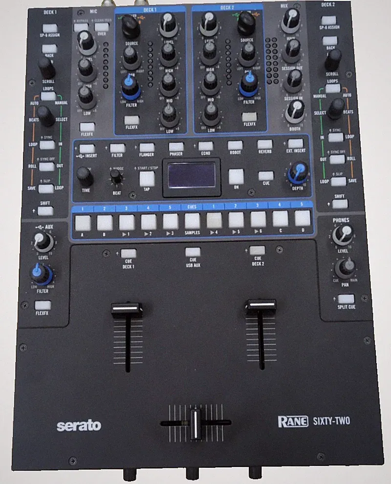 Rane Sixty-Two Mixer - Rane 62 Professional DJ Mixer - Serato DJ