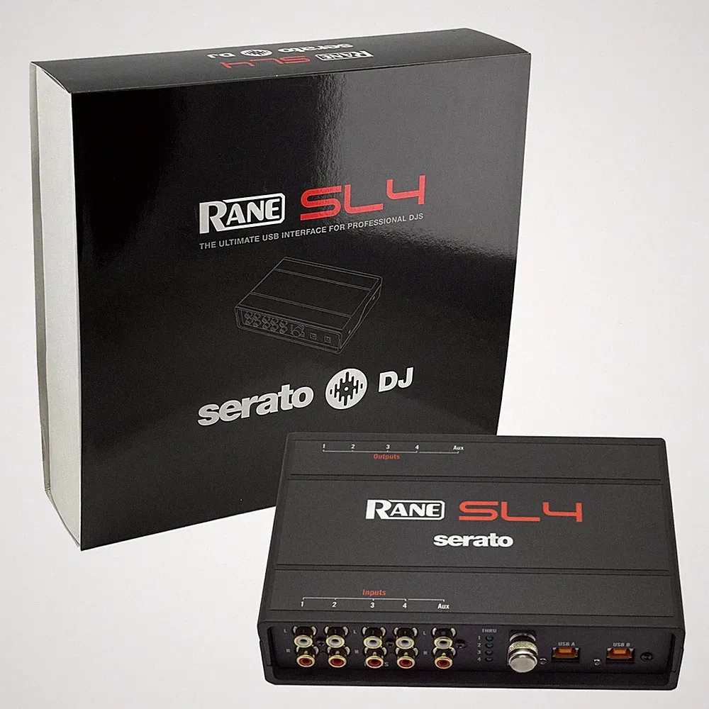 RANE SL4 DJ Interface with Serato DJ (2) USB Ports / Input for (4) Turntables