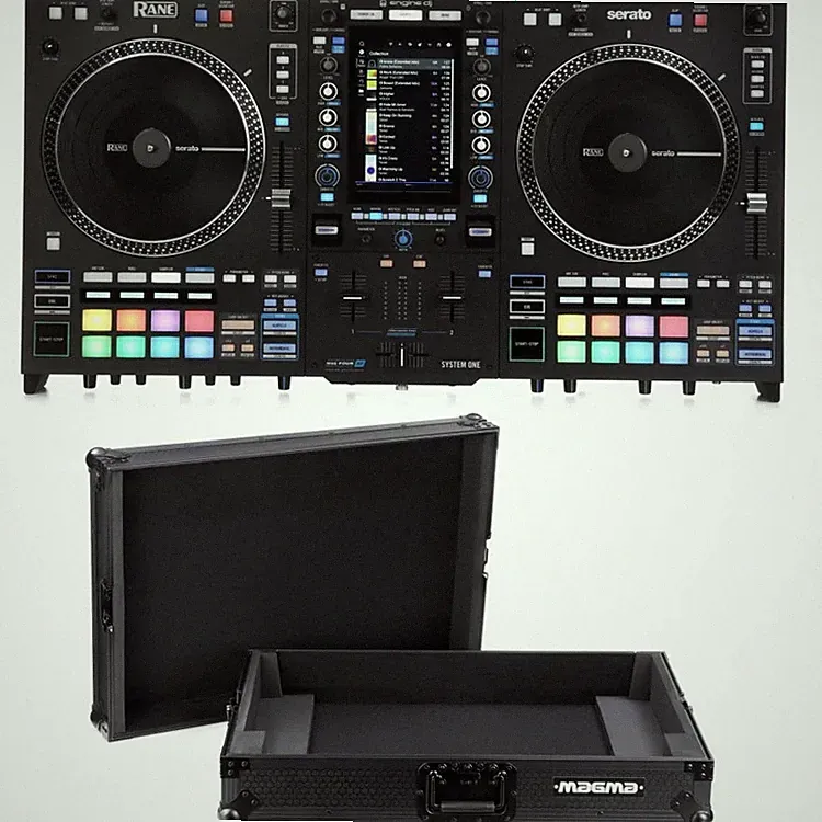 Rane System One All-in-one DJ Controller with Black Magma Case - Black