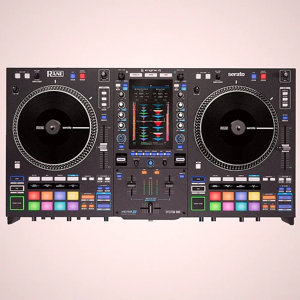 Rane SYSTEM ONE All-in-One Motorized Platters Stems Standalone DJ System