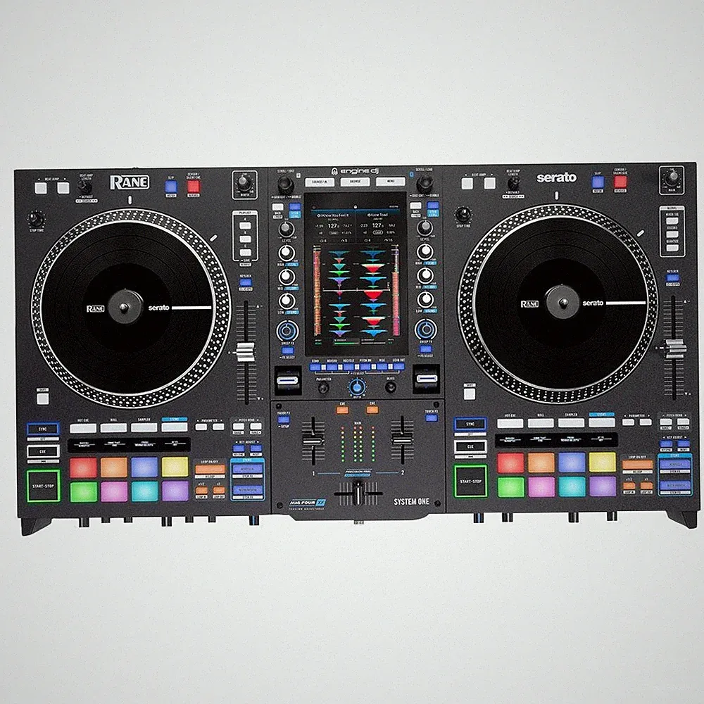 Rane SYSTEM ONE All-in-One Motorized Platters Stems Standalone DJ System