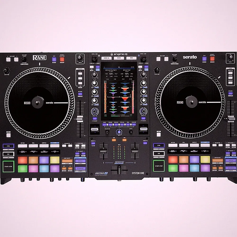RANE System One Standalone Motorized DJ System Black