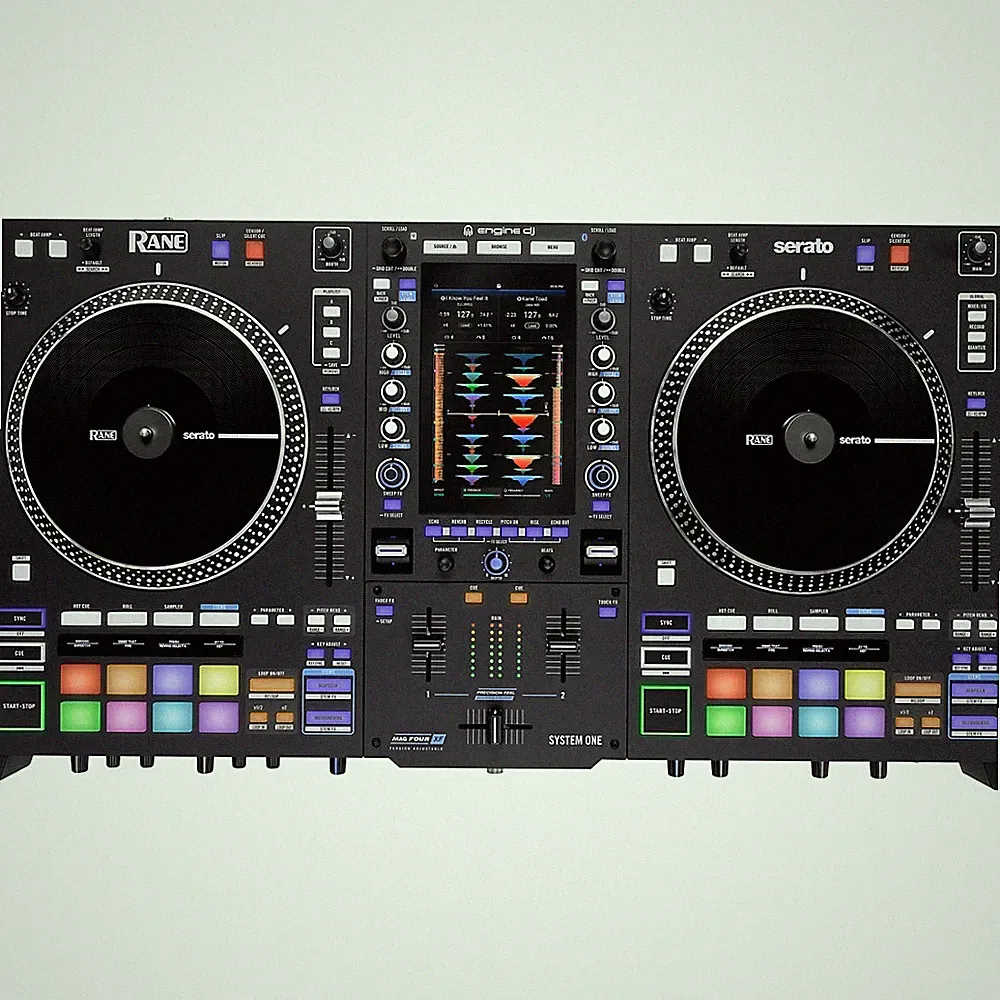 RANE System One Standalone Motorized DJ System Black