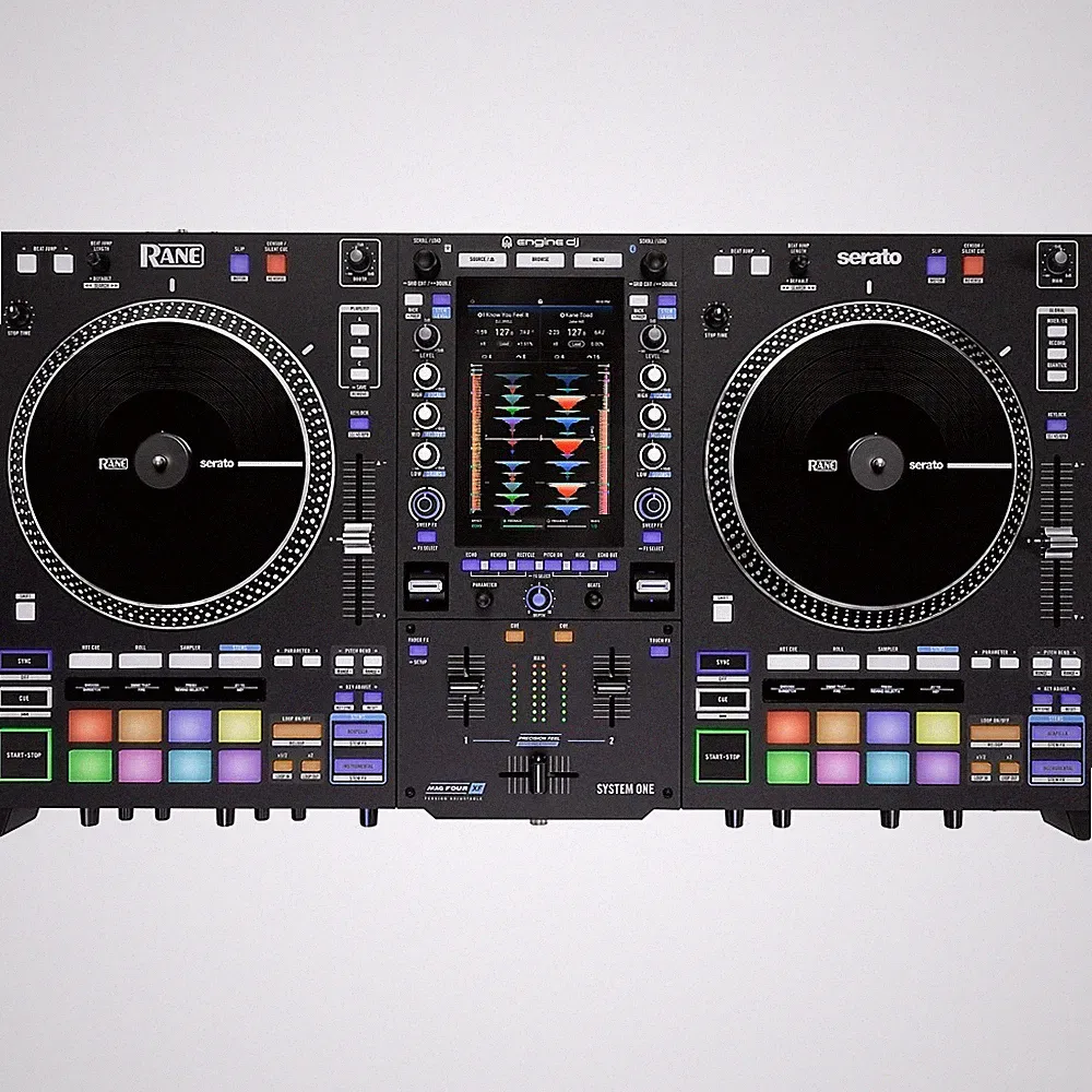 RANE System One Standalone Motorized DJ System Black