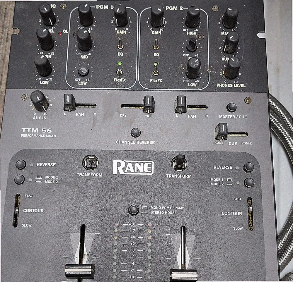 Rane TTM 56 2-Channel Analog DJ Mixer, Replaceable Crossfader, Filter
