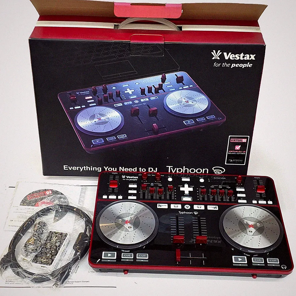 RARE! Vestax Typhoon DJ Interface MIDI Controller VirtualDJ
