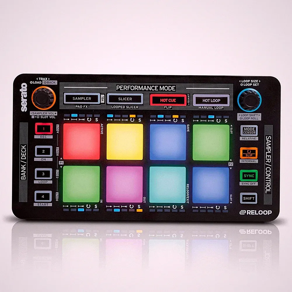 Reloop AMS-NEON Neon USB Modular Pad Controller for Serato DJ