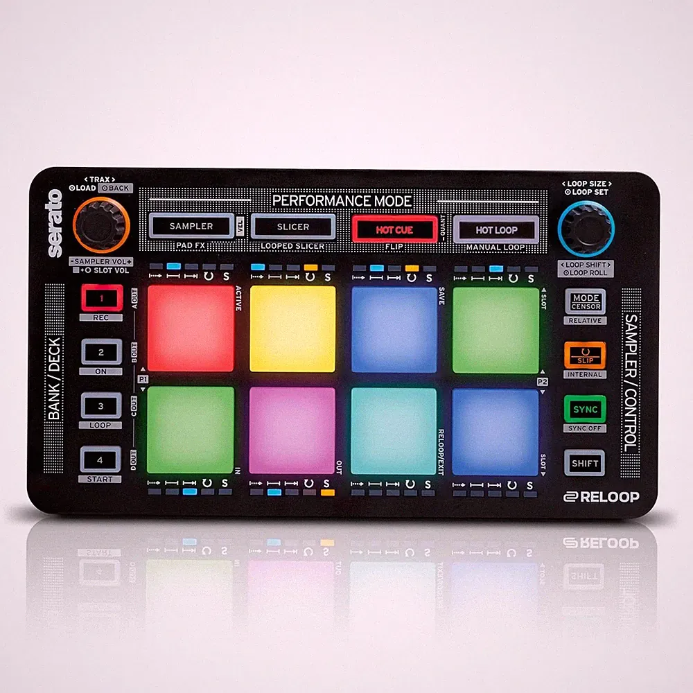 Reloop AMS-NEON Neon USB Modular Pad Controller for Serato DJ