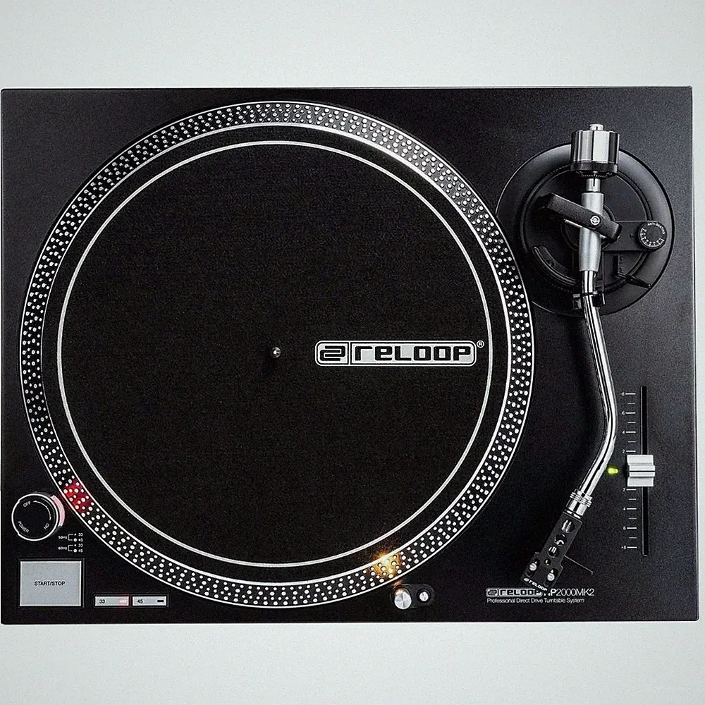 Reloop AMS-RP-2000-MK2 Quartz-Drive DJ Turntable with Direct Drive