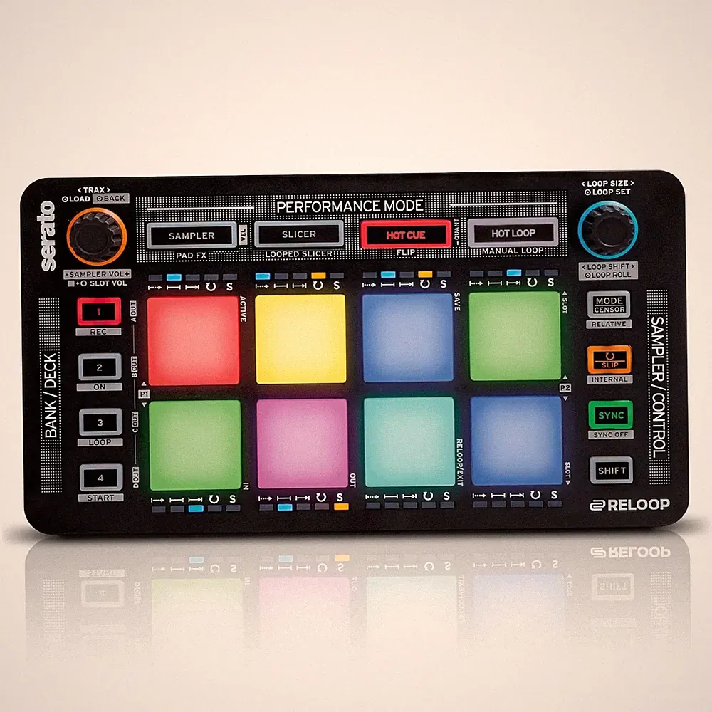 Reloop AMSNEON Neon USB Modular Pad Controller for Serato DJ