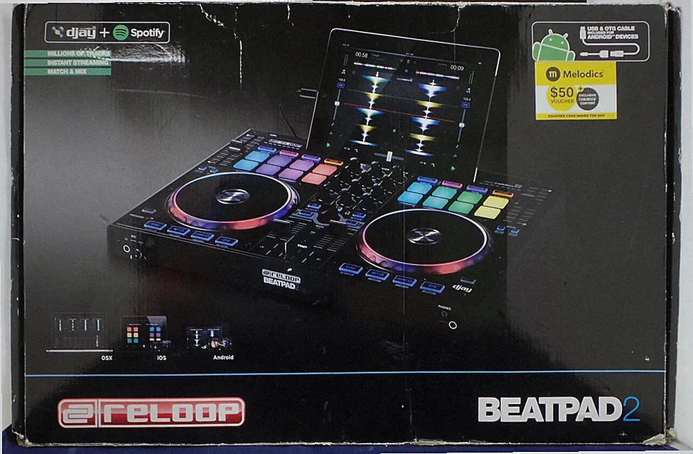 Reloop Beatpad 2 Channel DJ Controller: Made for iPad, Android/Mac