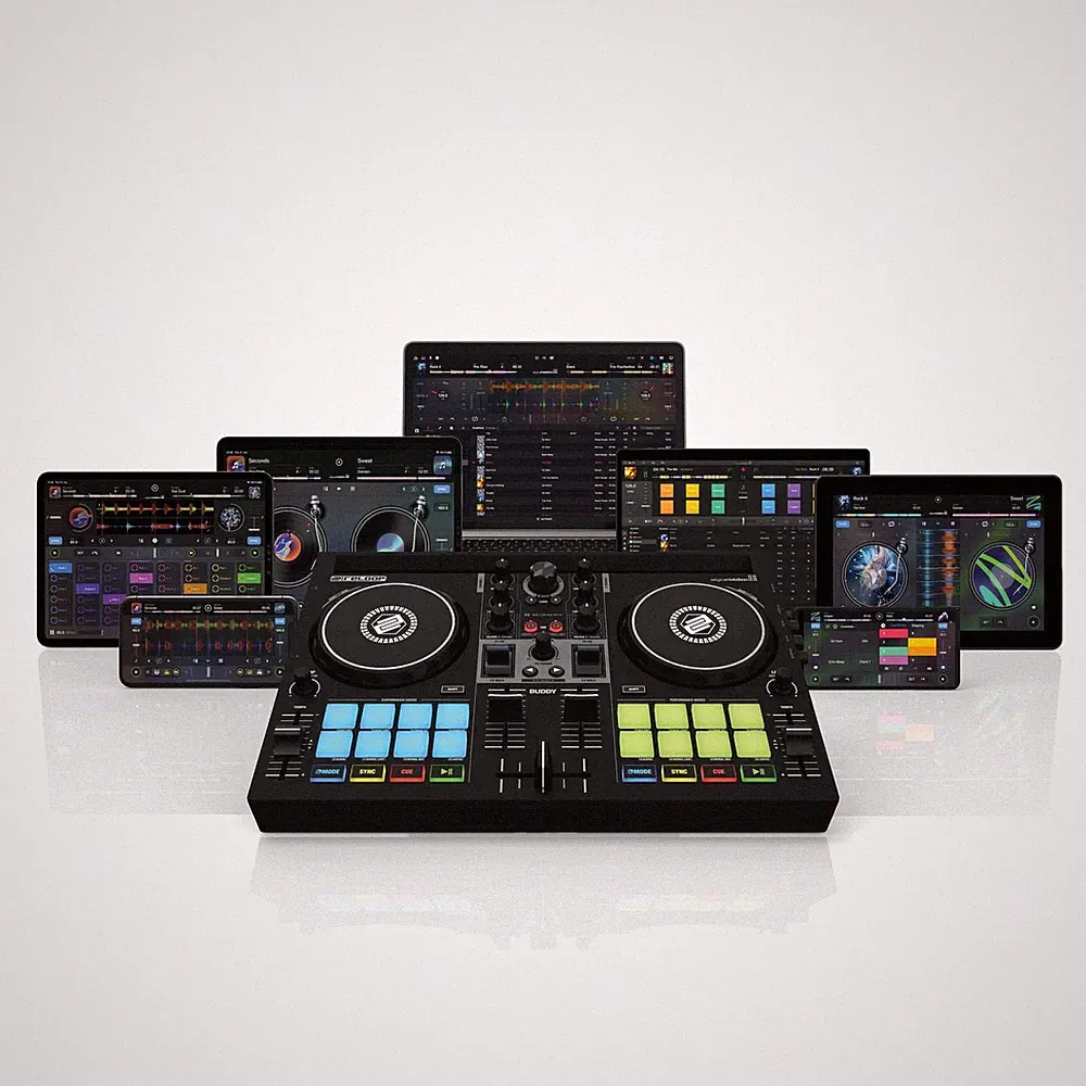 Reloop Buddy 2 Channel DJ Controller USB IOS Computer Compact Mixing Console