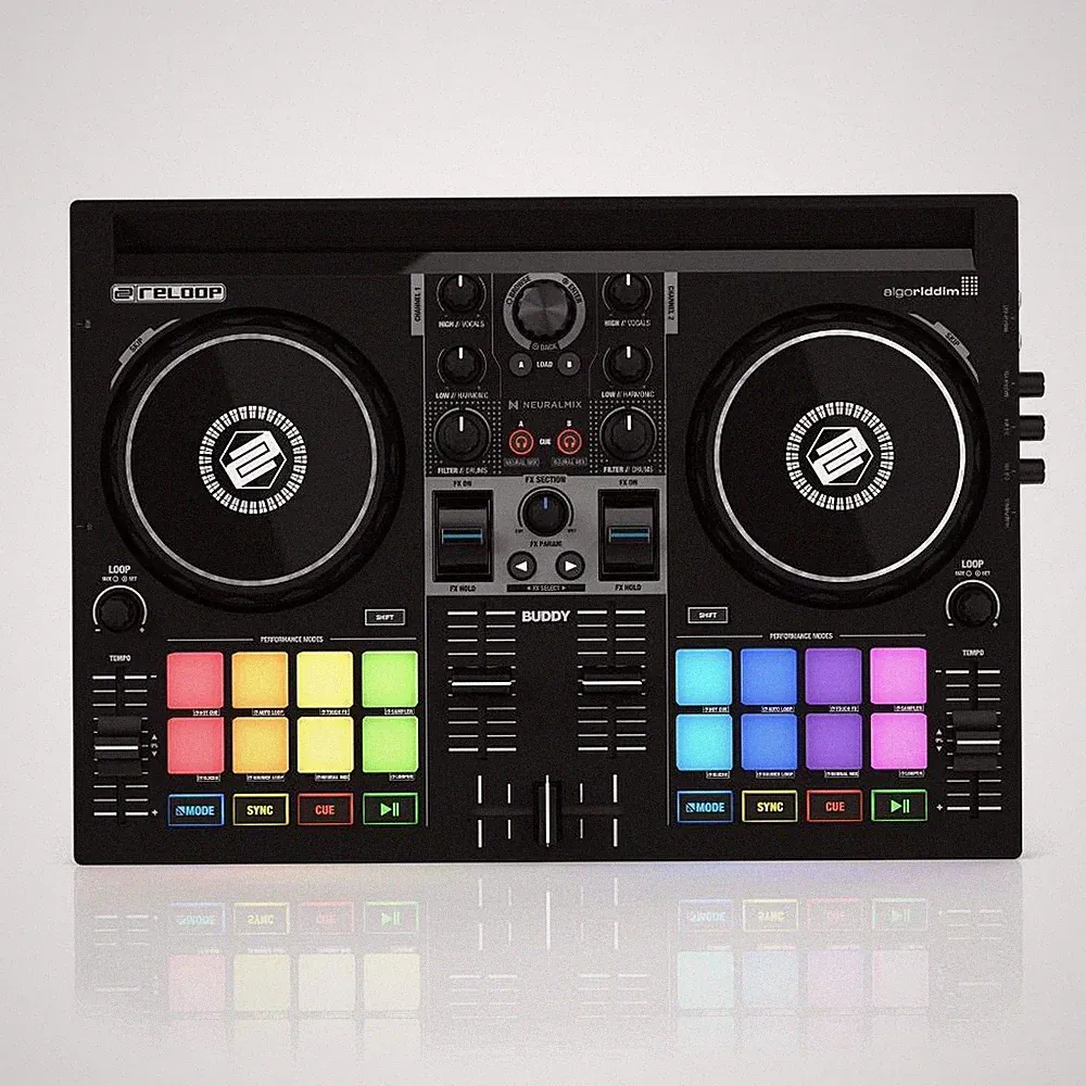 Reloop Buddy 2 Deck / 2 Channel DJ Controller for iOS & Computer (B-STOCK)