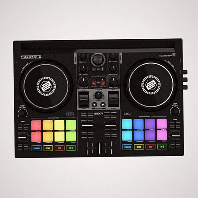 Reloop Buddy Compact 2-Deck DJ Controller for iOS/ iPad OS/Android /Mac & PC...