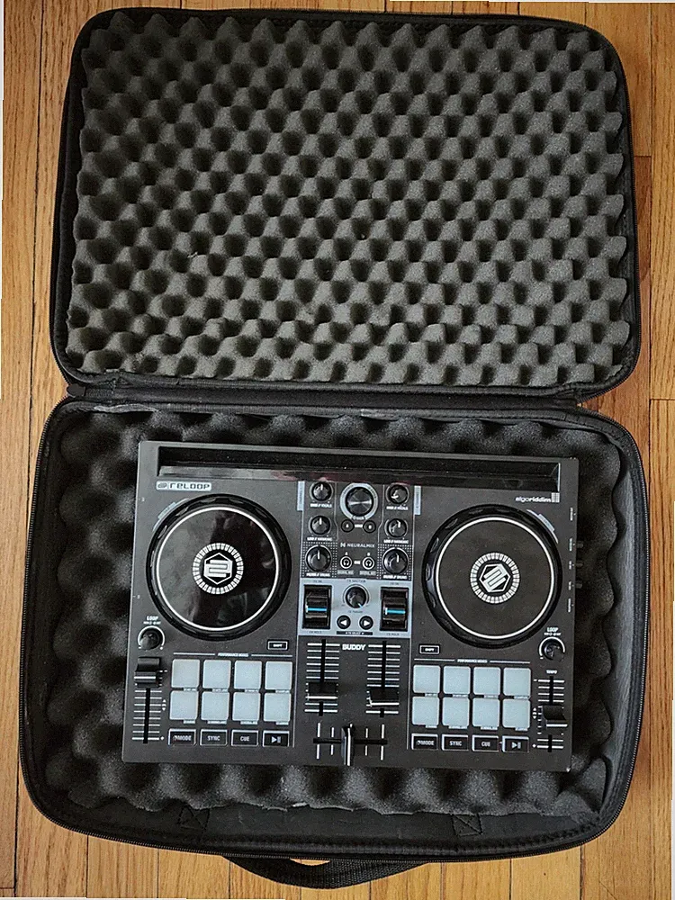 Reloop Buddy Compact 2-Deck DJ Controller for iOS/ iPad OS/Android /Mac PC Black