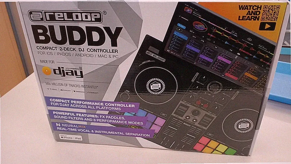 RELOOP BUDDY Compact 2-Deck DJ Controller w/ Box Accessories JP Japan MG01 8.0