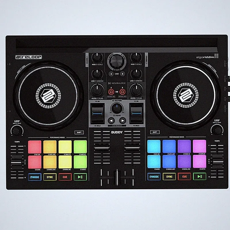 Reloop Buddy COMPACT 2-DECK DJAY CONTROLLER iOS Computer Japan Black