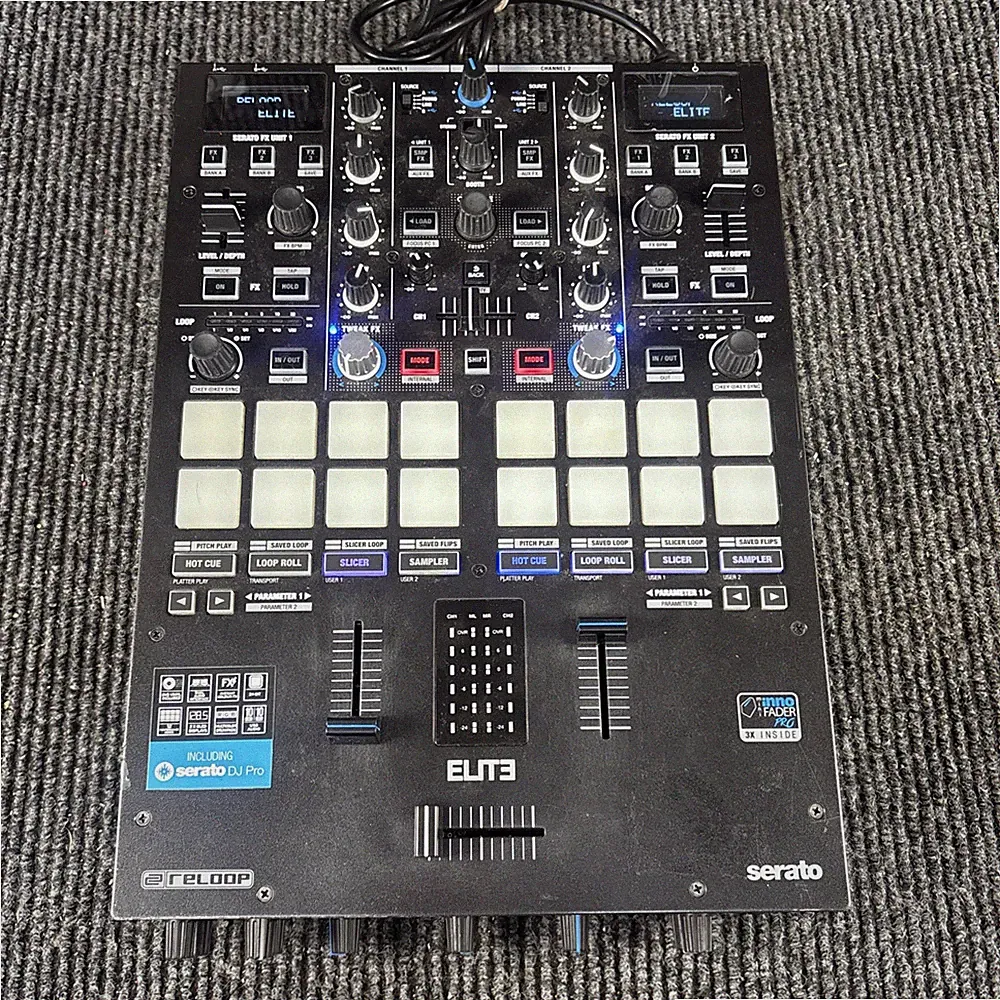 Reloop ELITE 2-Channel DVS Battle Mixer for Serato DJ Pro 197881365950
