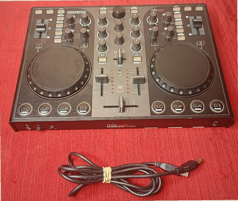 Reloop MIXAGE Interface Edition MKII Professional DJ-USB/MIDI Controller WORKS