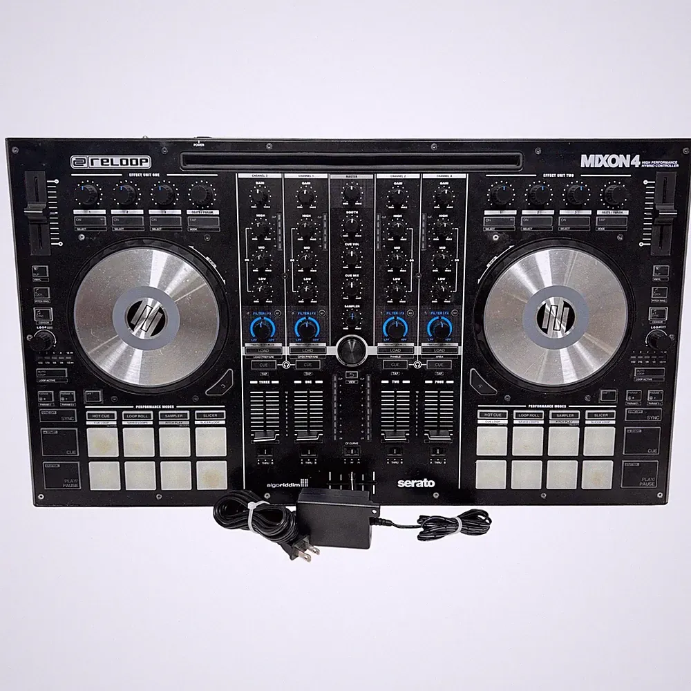 Reloop Mixon 4 High Performance 4 Channel Hybrid DJ Controller