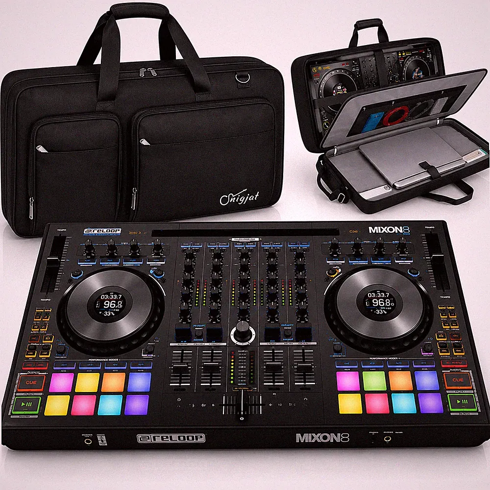 Reloop Mixon 8 Pro 4-Channel DJ Controller w/ Travel Bag / Serato DJ Pro