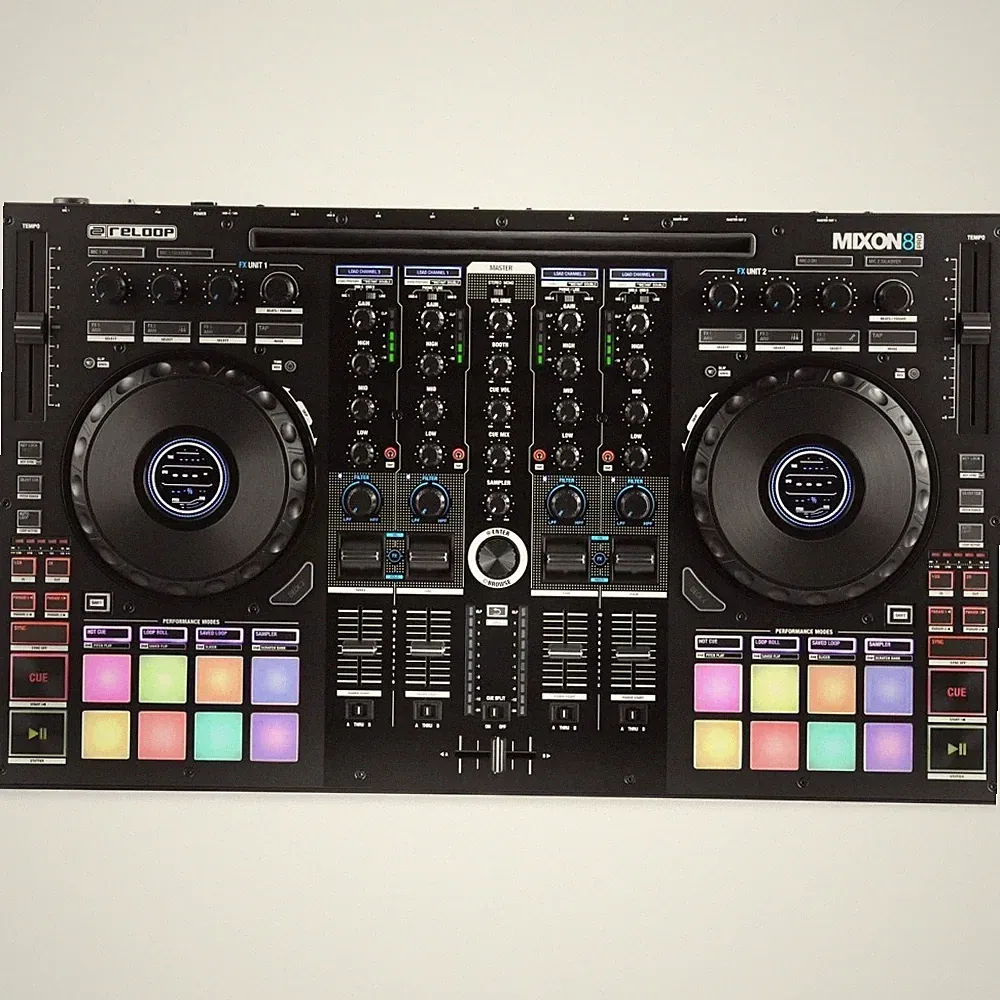 RELOOP MIXON 8 PRO 4-Channel High Performance Hybrid DJ Controller