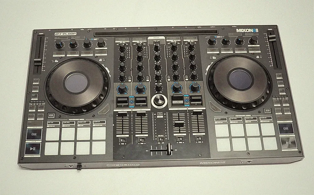 Reloop Mixon 8 Pro 4-Channel Professional Hybrid Sturdy Build DJ Controller