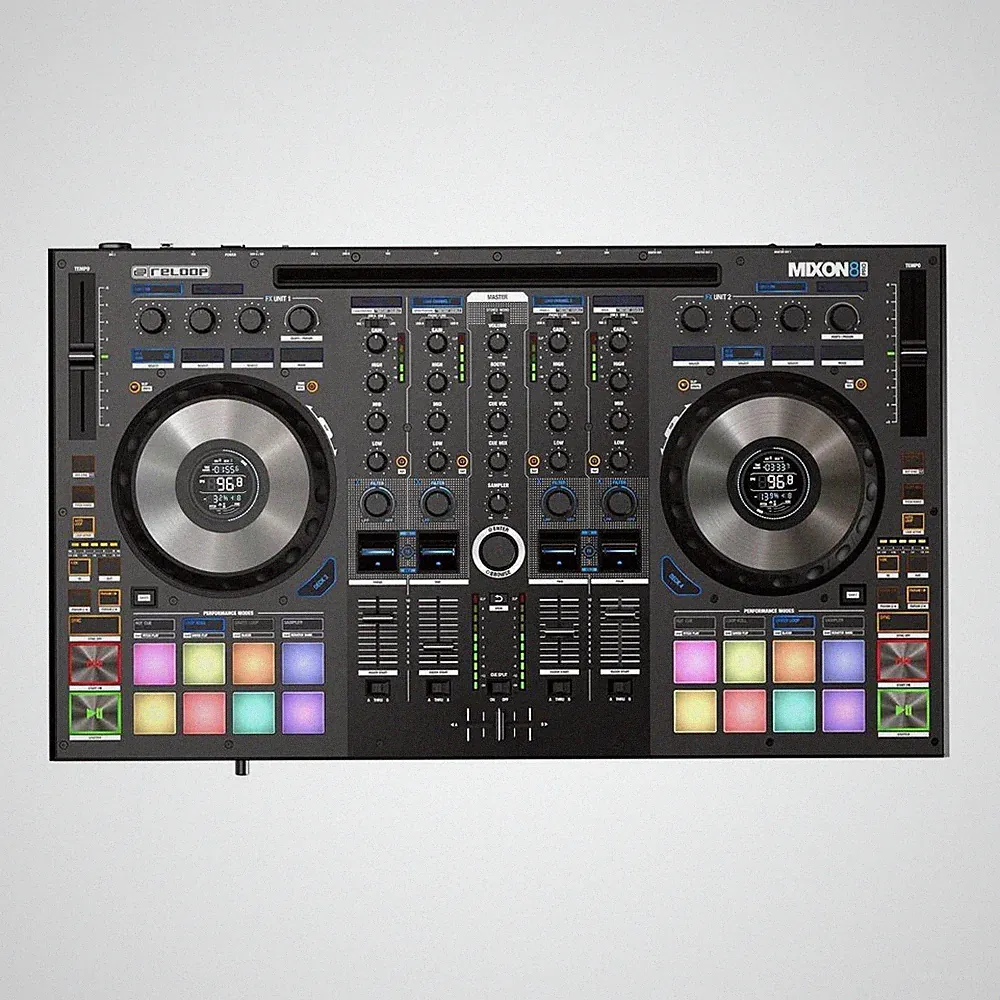 Reloop MIXON-8-PRO Serato & Djay 4-Channel Hybrid DJ Controller