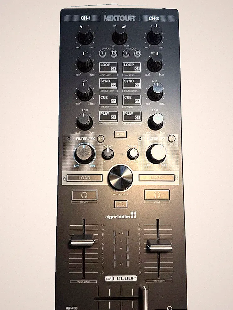 Reloop MIXTOUR Portable DJ Controller Audio Interface Free Shipping From Japan