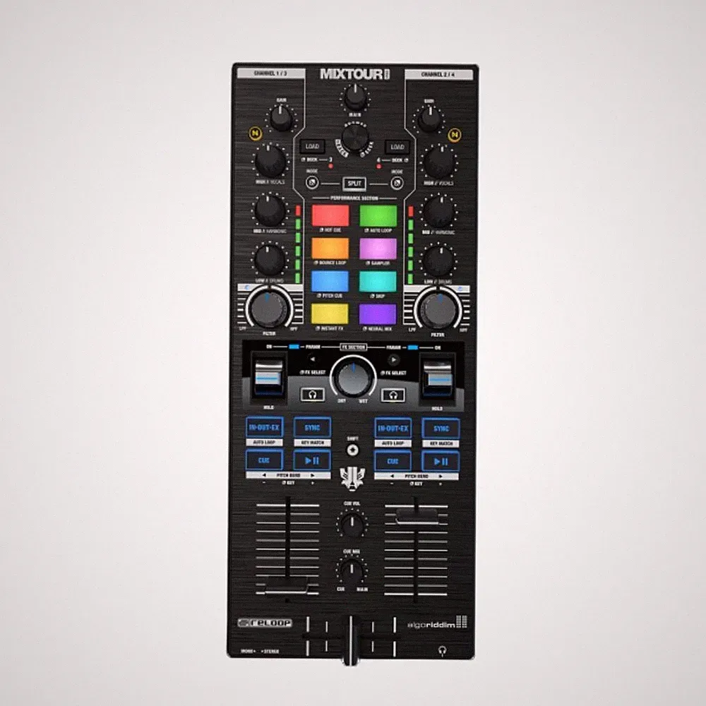 Reloop Mixtour Pro All-In-One Four-Deck DJ Controller with Audio Interface