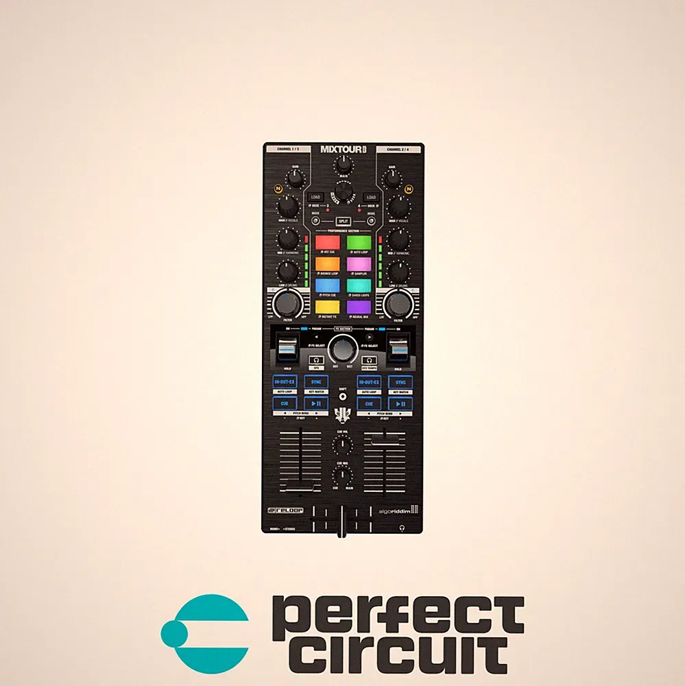Reloop Mixtour Pro Portable 4-Deck DJ CONTROLLER - NEW - PERFECT CIRCUIT