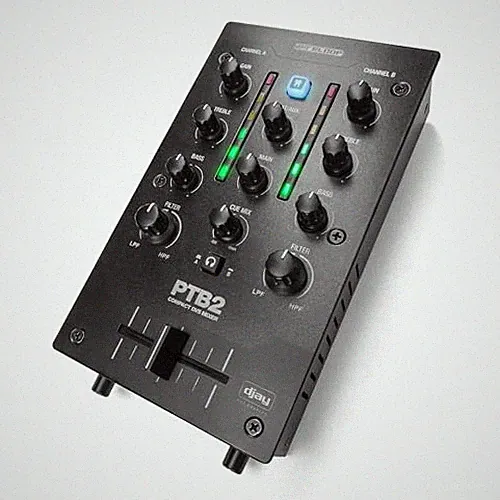 Reloop PTB-2 Portable 2+1-Channel DJ Mixer with DVS and Bluetooth Interface