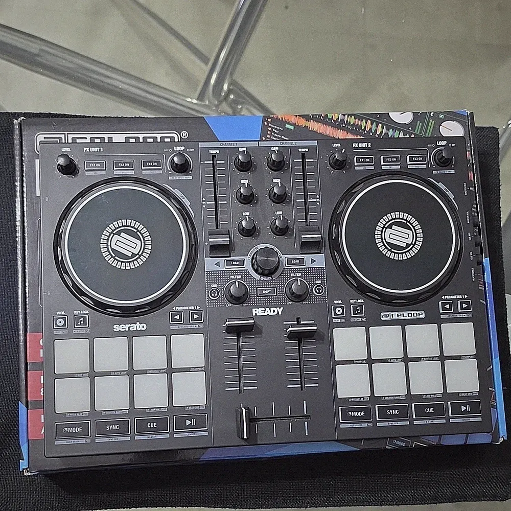 Reloop Ready Portable Double Deck DJ Controller for Serato Loop/Sampler Filter