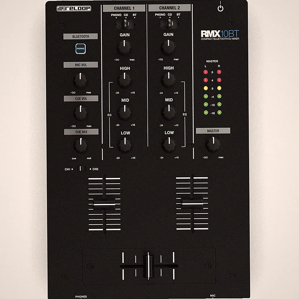 Reloop RMX-10-BT Compact Bluetooth DJ Mixer