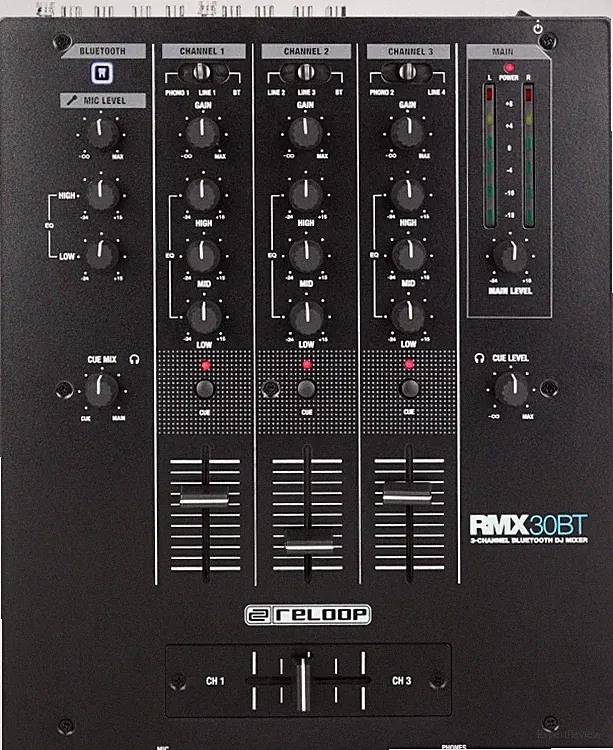 Reloop RMX-30 BT 3-channel Bluetooth DJ Mixer