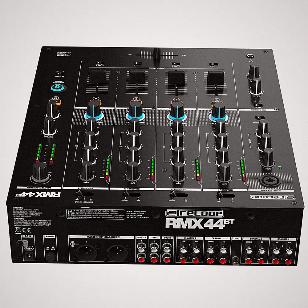 Reloop RMX-44 BT 4-Channel Bluetooth DJ Club Mixer