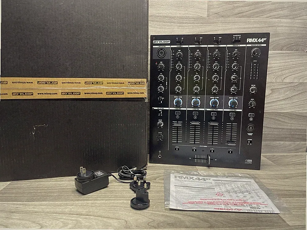 Reloop RMX-44 BT 4-Channel Bluetooth DJ Mixer with Original Box (A1D019600)