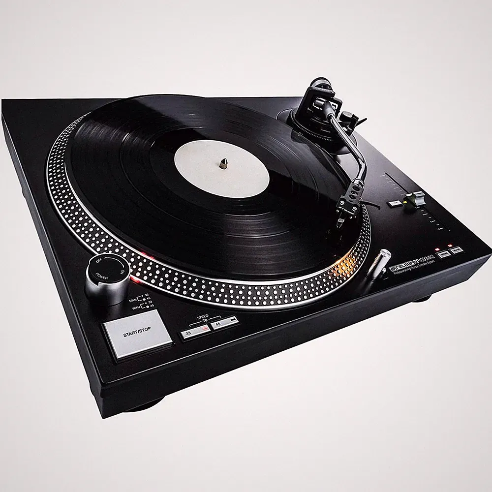 Reloop RP-4000 MK2 Quartz-Driven DJ Turntable with High-Torque Direct Drive