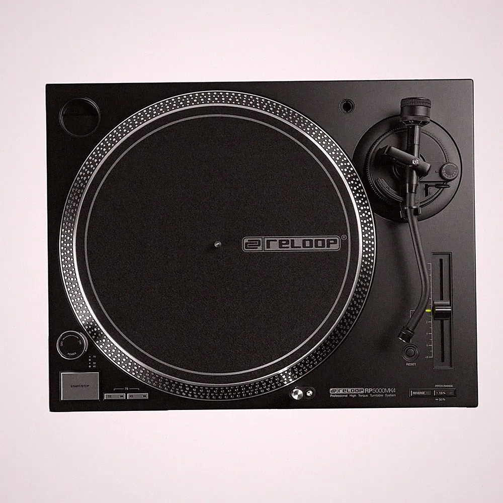 Reloop RP-5000 MK4 Professional Direct-Drive DJ Record Player Turntable