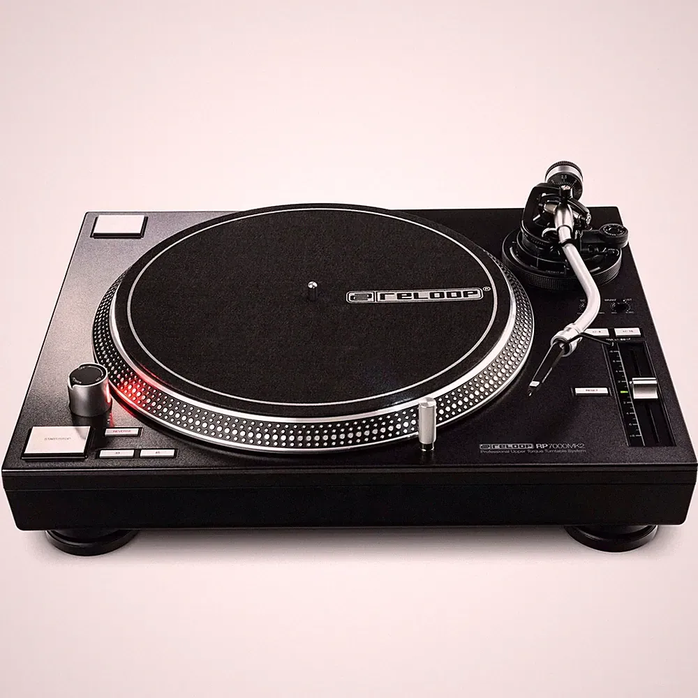 Reloop RP-7000-MK2 Direct Drive DJ Turntable Black