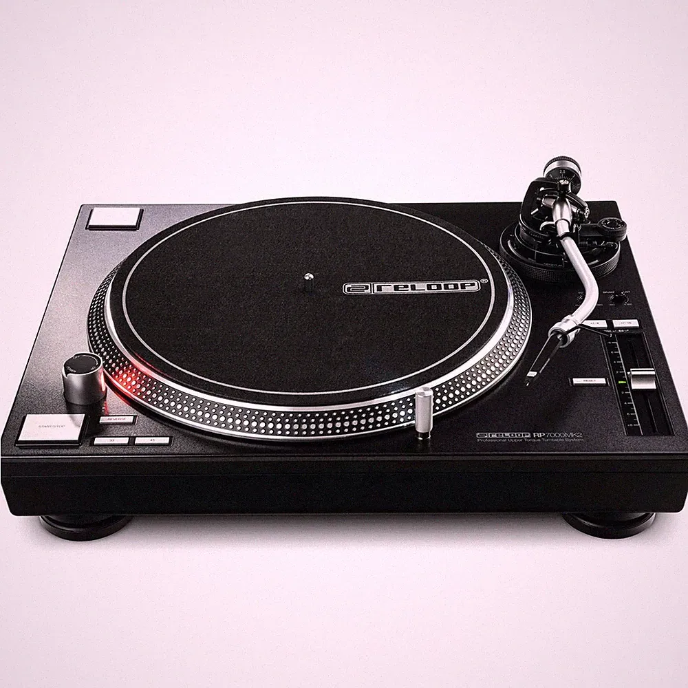 Reloop RP-7000-MK2 Direct Drive DJ Turntable Black