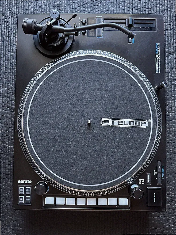 Reloop RP-8000-MK2 Advanced Hybrid Torque Turn Table w/ MIDI Section Serato DJ